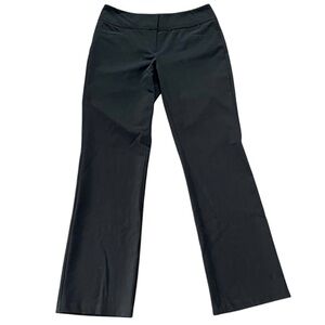 Y2K Low Rise Flare Dress Pants Office Siren Black Trousers One Design Size 10